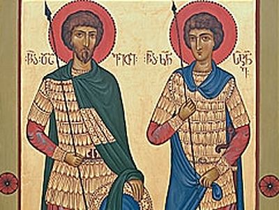 Great-martyrs Davit and Constantine (†740)