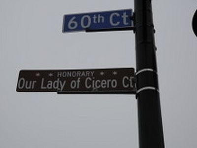 Street named in Honor of Tearing Icon of Virgin Mary