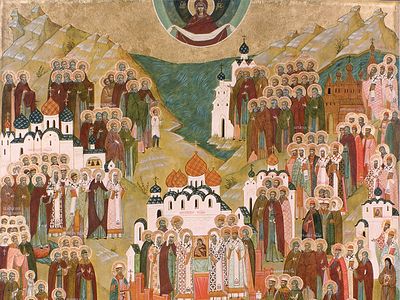 Всенощное бдение в Сретенском монастыре накануне Недели 2-й по Пятидесятнице, Всех святых в земле Российской просиявших