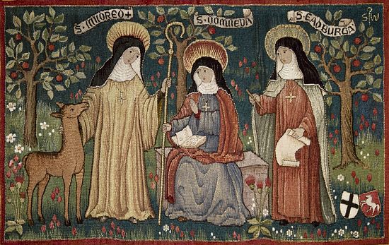 Sts. Domneva (Ermenburgh), Mildred, and Eadburga (Edburgh) - photo provided by Minster nuns