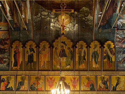 Всенощное бдение в Сретенском монастыре накануне недели 16-й по Пятидесятнице