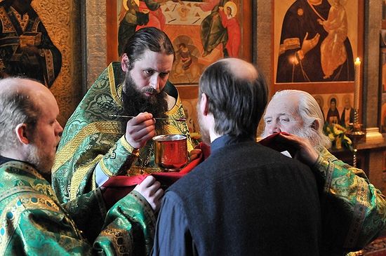 Причащение в православной церкви