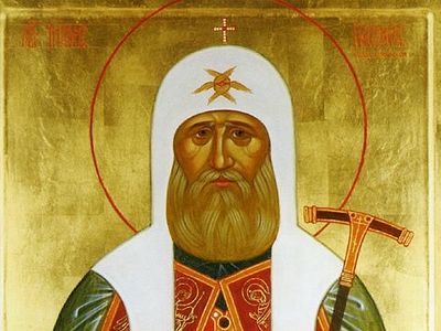 Божественная литургия в Сретенском монастыре в день памяти апостола и евангелиста Иоанна Богослова и свт. Тихона, патриарха Московского и всея Руси