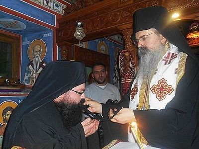 Монашење у манастиру Свети Врачи Козма и Дамјан у Зочишту у Метохији
