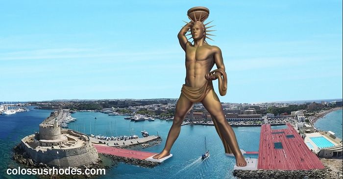 В Греции намерены воссоздать статую Колосса Родосского: «Мы хотим оживить то, что он символизировал»