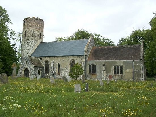 Church of Sts. Peter and Paul in Burgh Castle, Norfolk