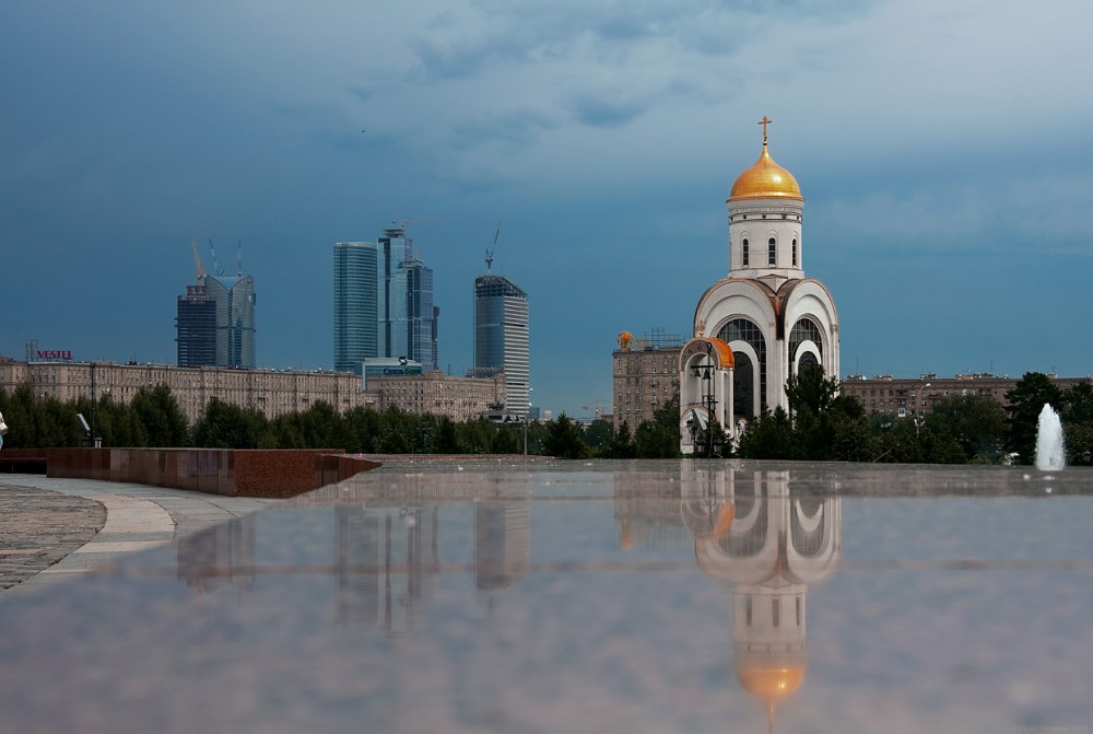 Храм вмч. Георгия Победоносца. Москва, Поклонная гора
