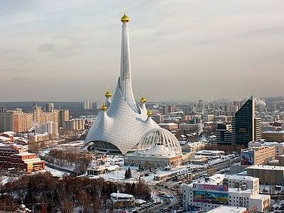 Недостроенную в Екатеринбурге телебашню предлагают превратить в храм Святой Екатерины