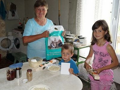 Brothers of Kiev Caves Lavra help families with many children