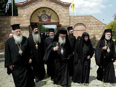 Предстоятель Элладской Церкви возглавил торжества в день памяти преподобного Паисия Святогорца