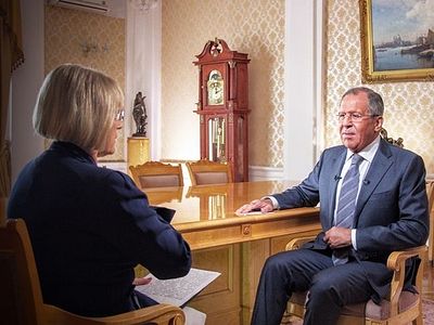 Интервью с министром иностранных дел РФ Сергеем Лавровым