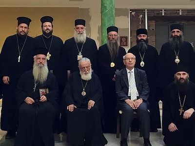 Ecclesiastical Delegation from Greece Meets Patriarch and Hierarchs of the Church of Georgia