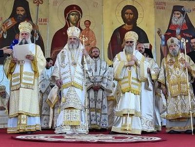 Synodal Tomos on the canonization of Venerable Saints Neophyte and Meletios from Stanishoara Monastery and Daniel and Misael from Turnu Monastery