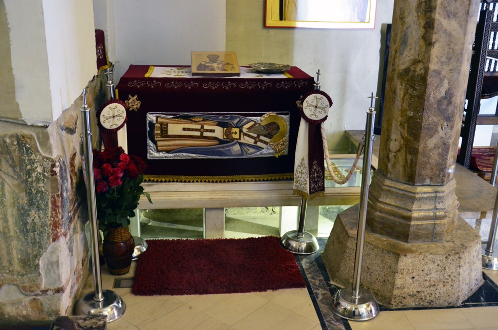 Ark with the relics of St. Clement of Ochrid