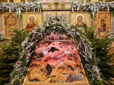 Рождество Христово в Сретенском монастыре