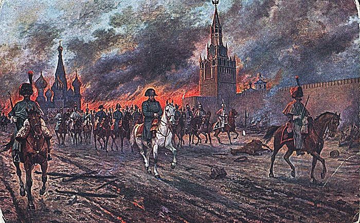 В. Мазуровский. Пожар Москвы. 