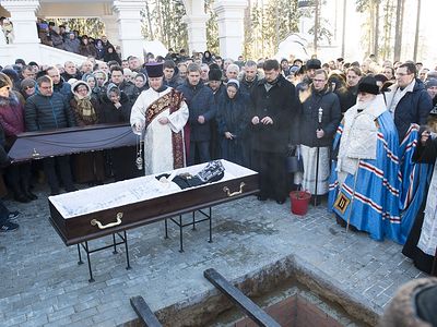 Murdered abbess laid to rest in Belarus, suspect charged