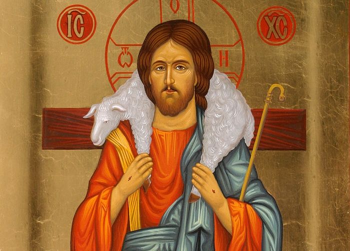 Крестная жертва Христа. Икона Пастырь Добрый