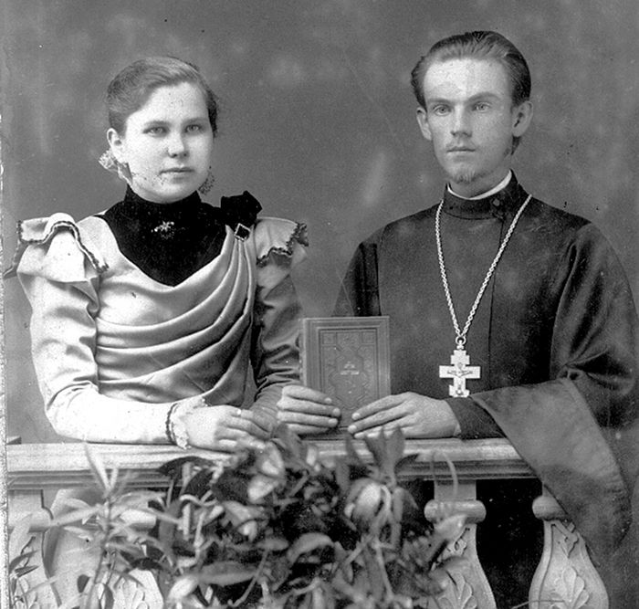 Священномученик Николай Доброумов с супругой