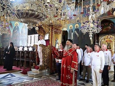 Глава Молдовы посетил Русский Пантелеимонов монастырь на Афоне / Православие.Ru