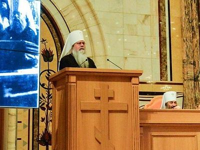 Metropolitan Tikhon (OCA) addresses Bishops Council of ROC (+ VIDEO)