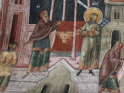 Всенощное бдение в Сретенском монастыре накануне Недели о мытаре и фарисее