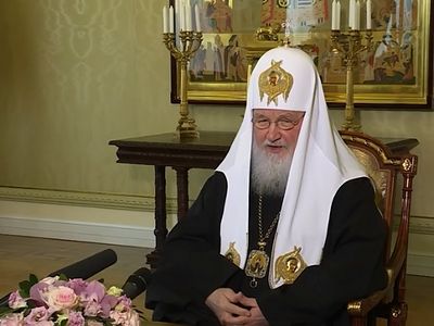Интервью Святейшего Патриарха Кирилла в преддверии празднования 10-летия Поместного Собора и интронизации