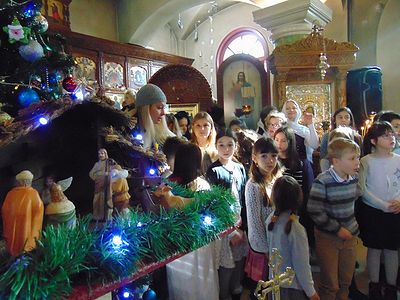 Божић за мале у руској цркви Свете Тројице на Ташмајдану