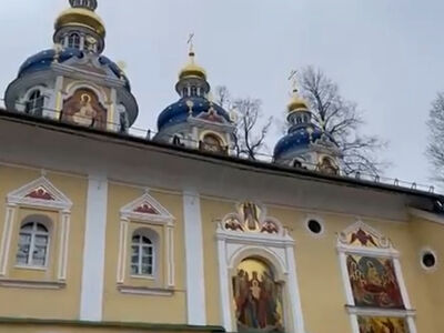 Реставраторы продолжают исследование Успенского собора Псково-Печерского монастыря