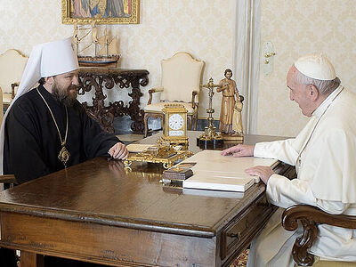 Состоялась встреча председателя ОВЦС с Папой Римским Франциском