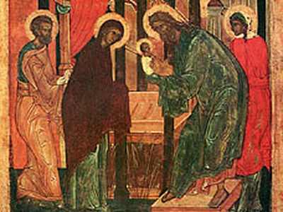 Иконография праздника Сретения Господня в византийском и древнерусском искусстве