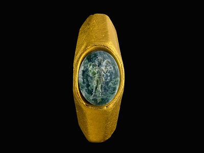 У берегов Израиля найдено кольцо с одним из древнейших изображений Христа