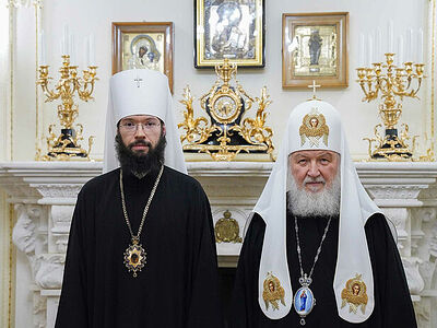 Состоялась рабочая встреча Святейшего Патриарха Кирилла с новоназначенным председателем ОВЦС