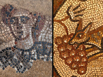 В Израиле обнаружены 1600-летние изображения двух женщин Ветхого Завета