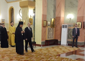 Президент России посетил Свято-Троицкий храм в Пхеньяне