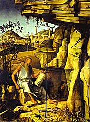 Giovanni Bellini. St. Jerome in the Desert. c. 1480.