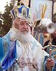 Святейший Патриарх Кирилл совершил Божественную литургию в Почаевской лавре 