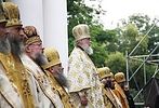 Святейший Патриарх Кирилл возглавил служение Божественной литургии у стен Спасо-Преображенского собора в Днепропетровске