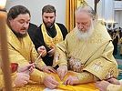 Святейший Патриарх Кирилл совершил чин великого освящения Троицкого кафедрального собора города Петропавловска-Камчатского