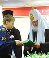 Святейший Патриарх Кирилл встретился с лауреатами и участниками международных и всероссийских творческих конкурсов детей и юношества