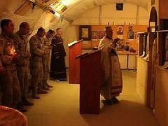 American, Georgian chaplains celebrate Nativity in Afghanistan