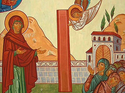 The Feast of the Robe of our Lord, the Myrrh-streaming and Life-giving Pillar, Equals-to-the-Apostles King Mirian and Queen Nana, and Saints Sidonia and Abiatar (4th century)