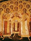 Всенощное бдение в Сретенском монастыре накануне Собора Архистратига Михаила и прочих Небесных Сил бесплотных