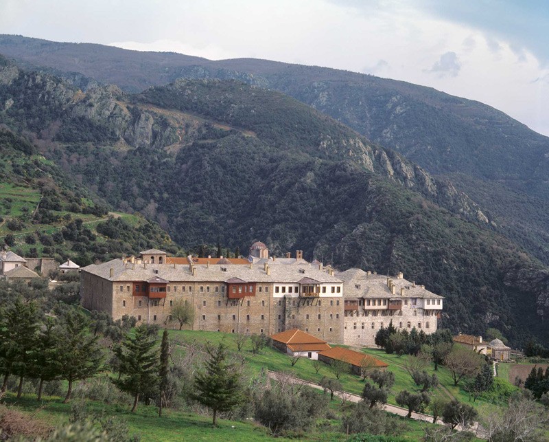 Греческий монастырь Ксиропотам