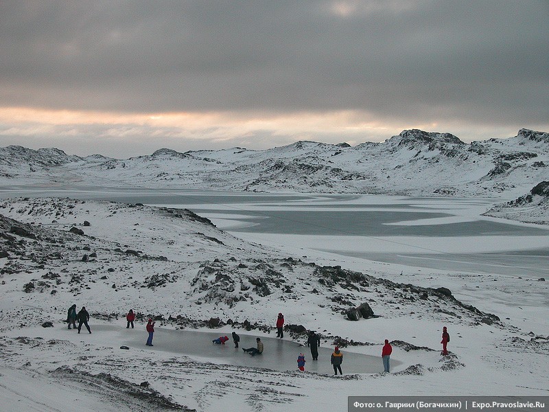 Παιδιά από τη Χιλή βρήκαν παγοδρόμιο