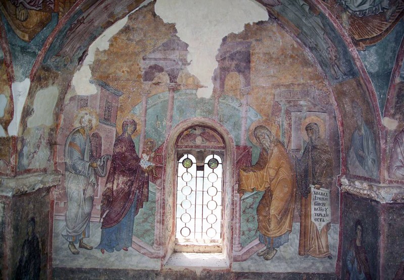 Fresco, Holy Trinity Church, Sopocani Monastery. Cir. 1265, Serbia.