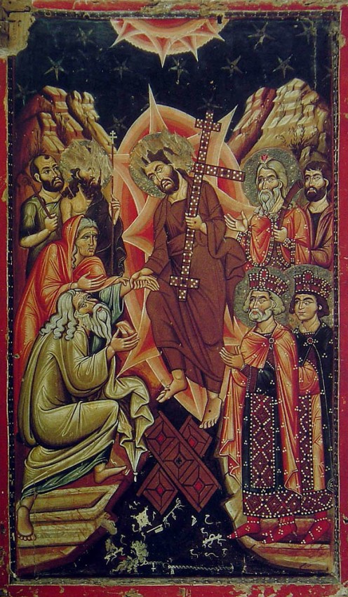 Сошествие Христа во ад. Монастырь Св. Екатерины на Синае. XIII в.