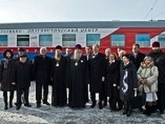 Train passage for Russia spiritual renewal takes place in Siberia