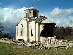 Массовое осквернение святынь является инструментом запугивания православного населения Косова и Метохии, - ОВЦС