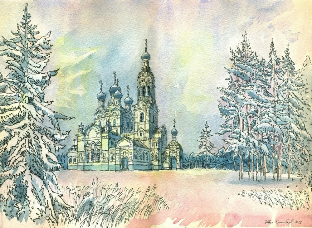 The Kazan Church in the town of Zelenogorsk (Terioki), Leningrad province